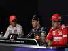 GP CANADA, 09.06.2012- Qualifiche, Conferenza Stampa, Lewis Hamilton (GBR) McLaren Mercedes MP4-27, Sebastian Vettel (GER) Red Bull Racing RB8 e Fernando Alonso (ESP) Ferrari F2012 