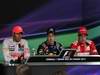 GP CANADA, 09.06.2012- Qualifiche, Conferenza Stampa, Lewis Hamilton (GBR) McLaren Mercedes MP4-27, Sebastian Vettel (GER) Red Bull Racing RB8 e Fernando Alonso (ESP) Ferrari F2012