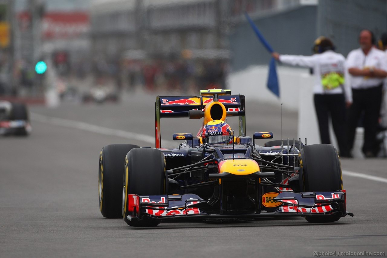 GP CANADA, 08.06.2012- Prove Libere 1, Mark Webber (AUS) Red Bull Racing RB8 