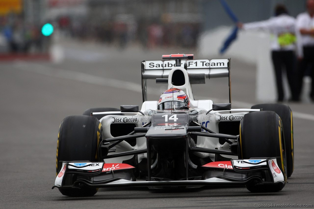GP CANADA, 08.06.2012- Prove Libere 1, Kamui Kobayashi (JAP) Sauber F1 Team C31 