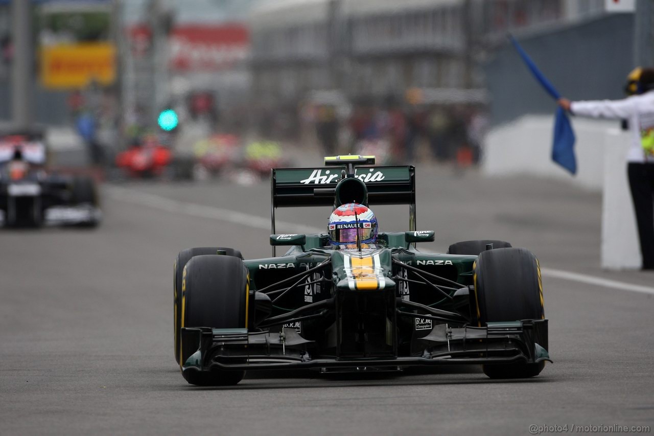 GP CANADA, 08.06.2012- Prove Libere 1, Vitaly Petrov (RUS) Caterham F1 Team CT01 