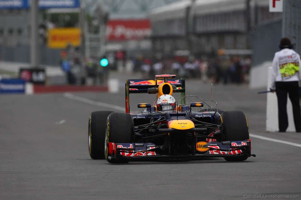 GP CANADA, 08.06.2012- Prove Libere 1, Sebastian Vettel (GER) Red Bull Racing RB8