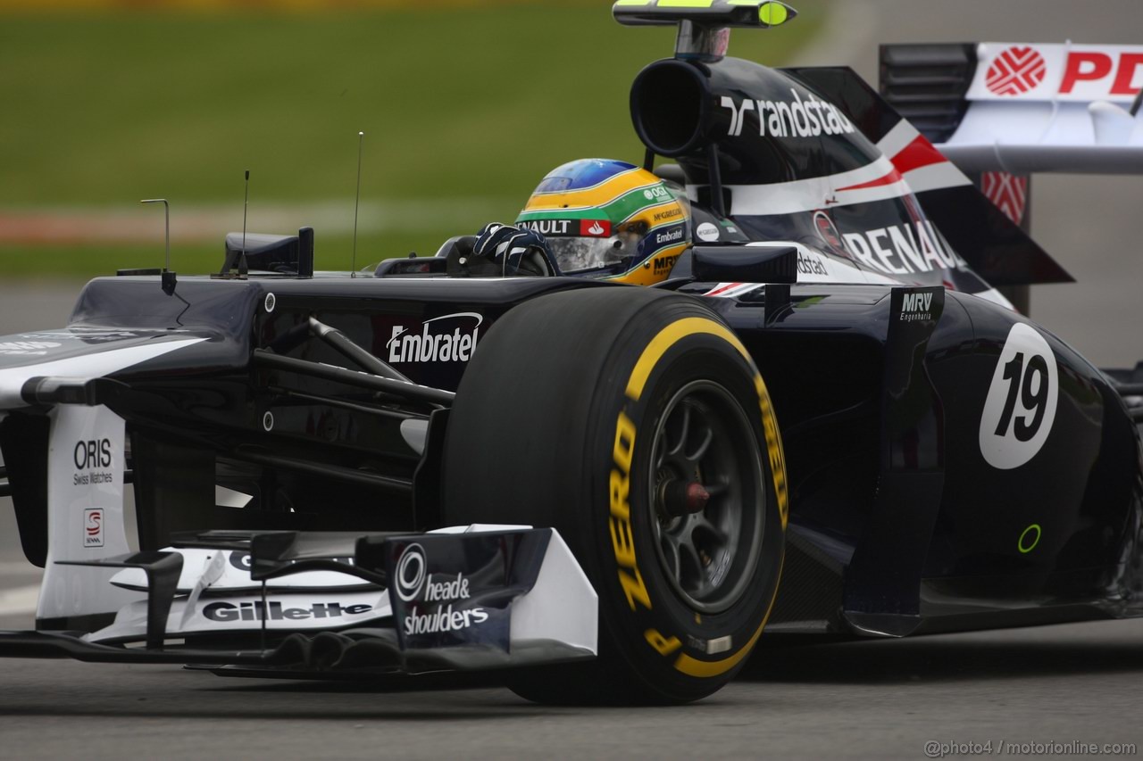 GP CANADA, 08.06.2012- Prove Libere 1, Bruno Senna (BRA) Williams F1 Team FW34 