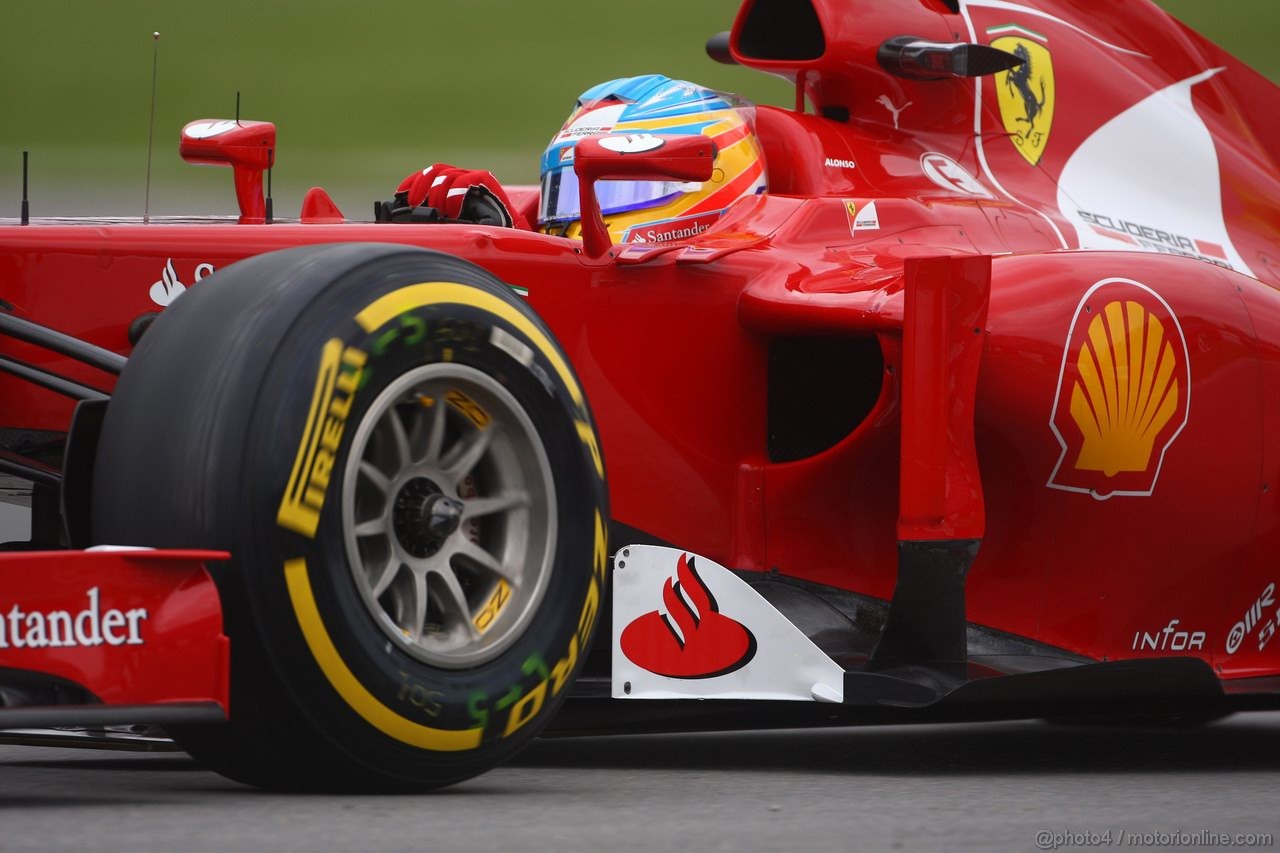 GP CANADA, 08.06.2012- Prove Libere 1, Fernando Alonso (ESP) Ferrari F2012 