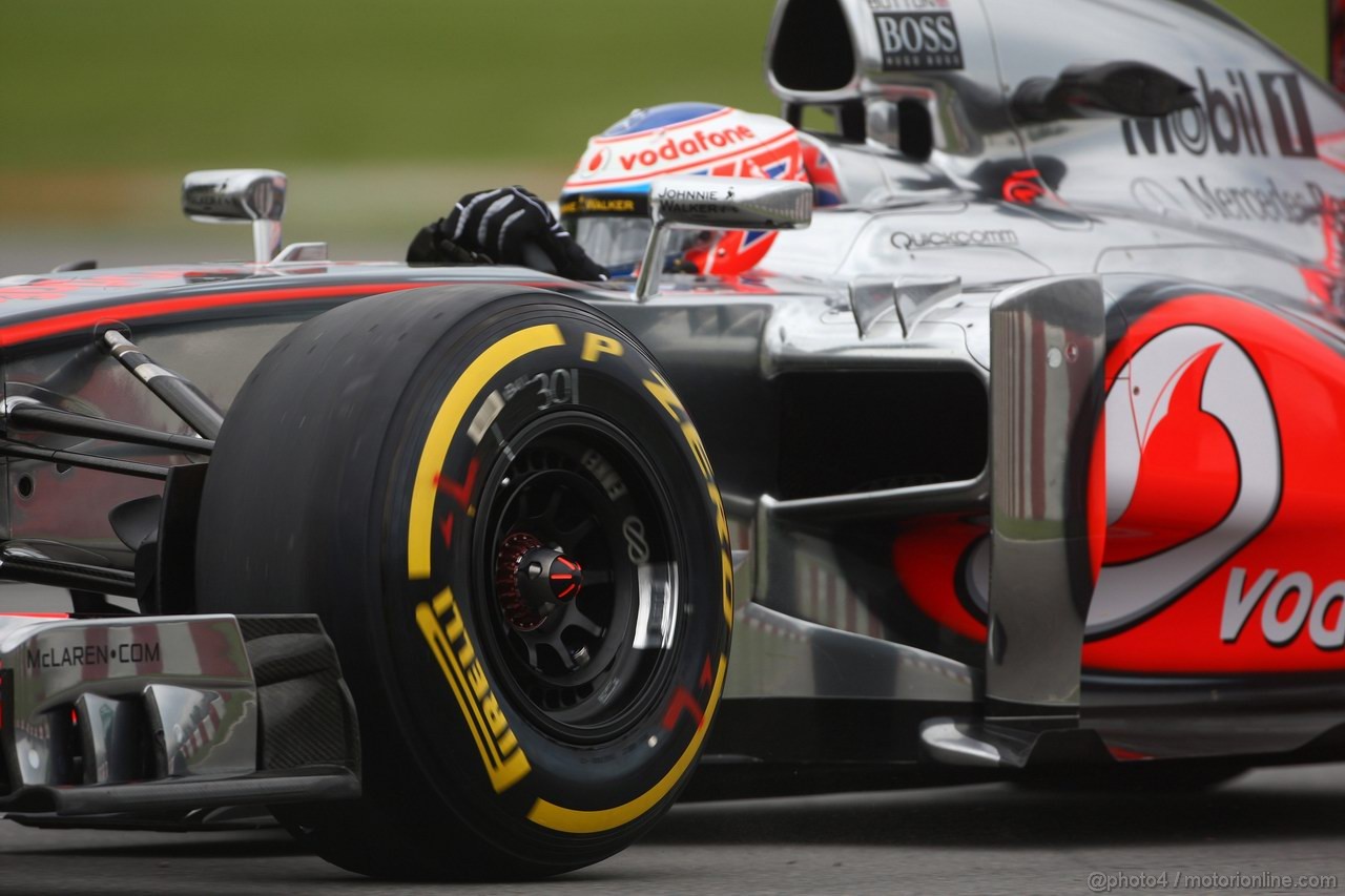 GP CANADA, 08.06.2012- Prove Libere 1, Jenson Button (GBR) McLaren Mercedes MP4-27