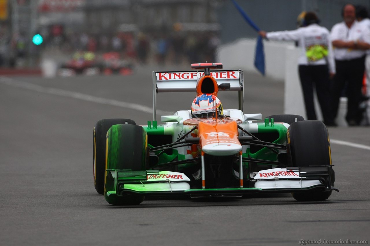 GP CANADA, 08.06.2012- Prove Libere 1,Paul di Resta (GBR) Sahara Force India F1 Team VJM05 