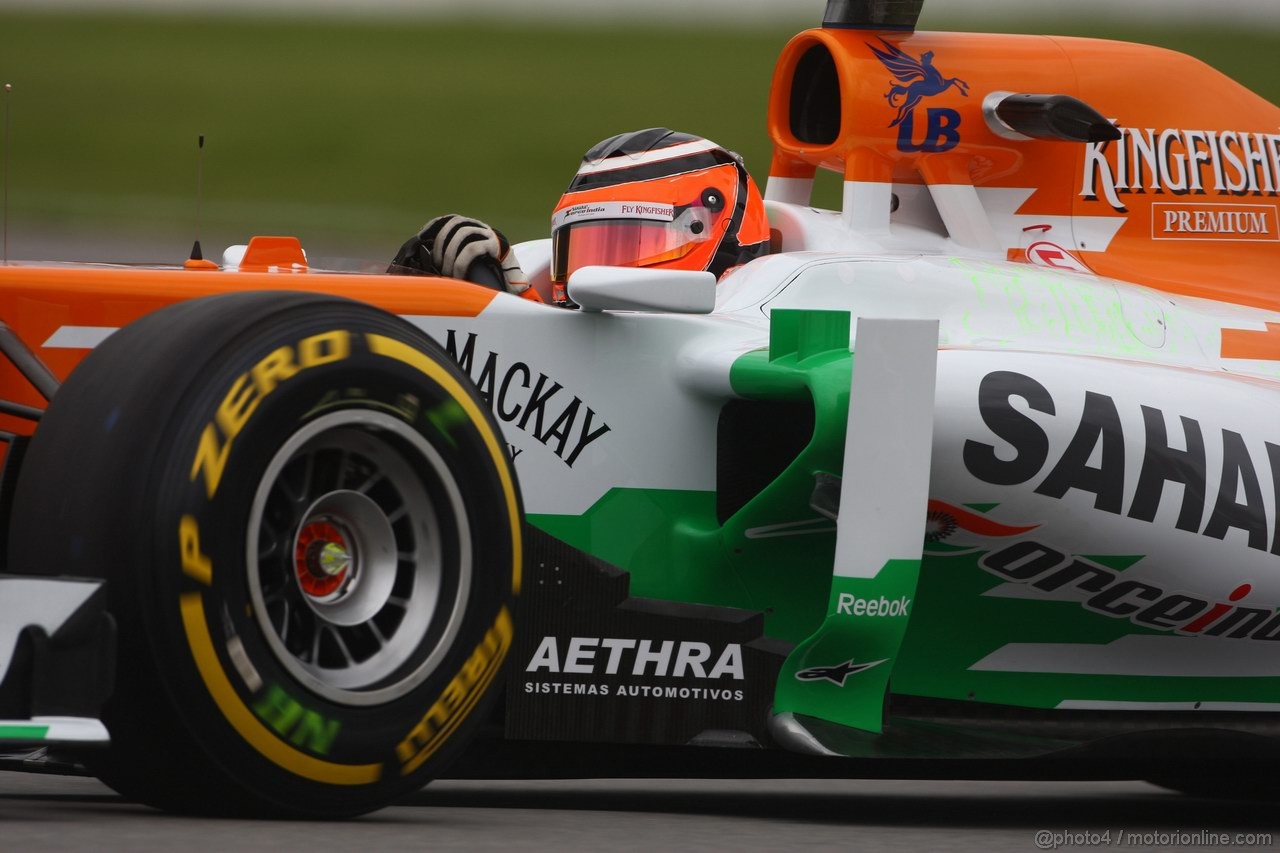 GP CANADA, 08.06.2012- Prove Libere 1, Nico Hulkenberg (GER) Sahara Force India F1 Team VJM05 