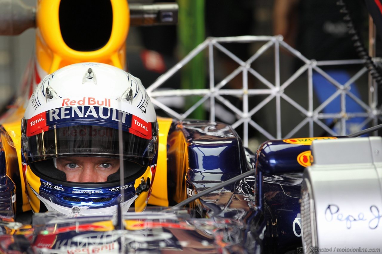 GP CANADA, 08.06.2012- Prove Libere 1, Sebastian Vettel (GER) Red Bull Racing RB8 