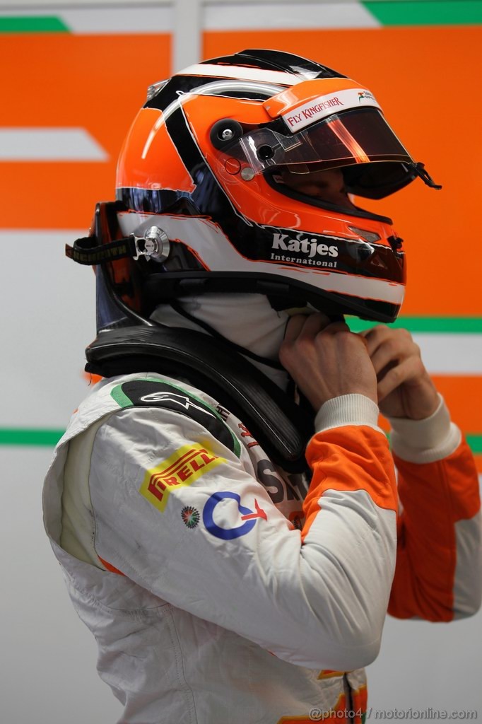 GP CANADA, 08.06.2012- Prove Libere 1, Nico Hulkenberg (GER) Sahara Force India F1 Team VJM05