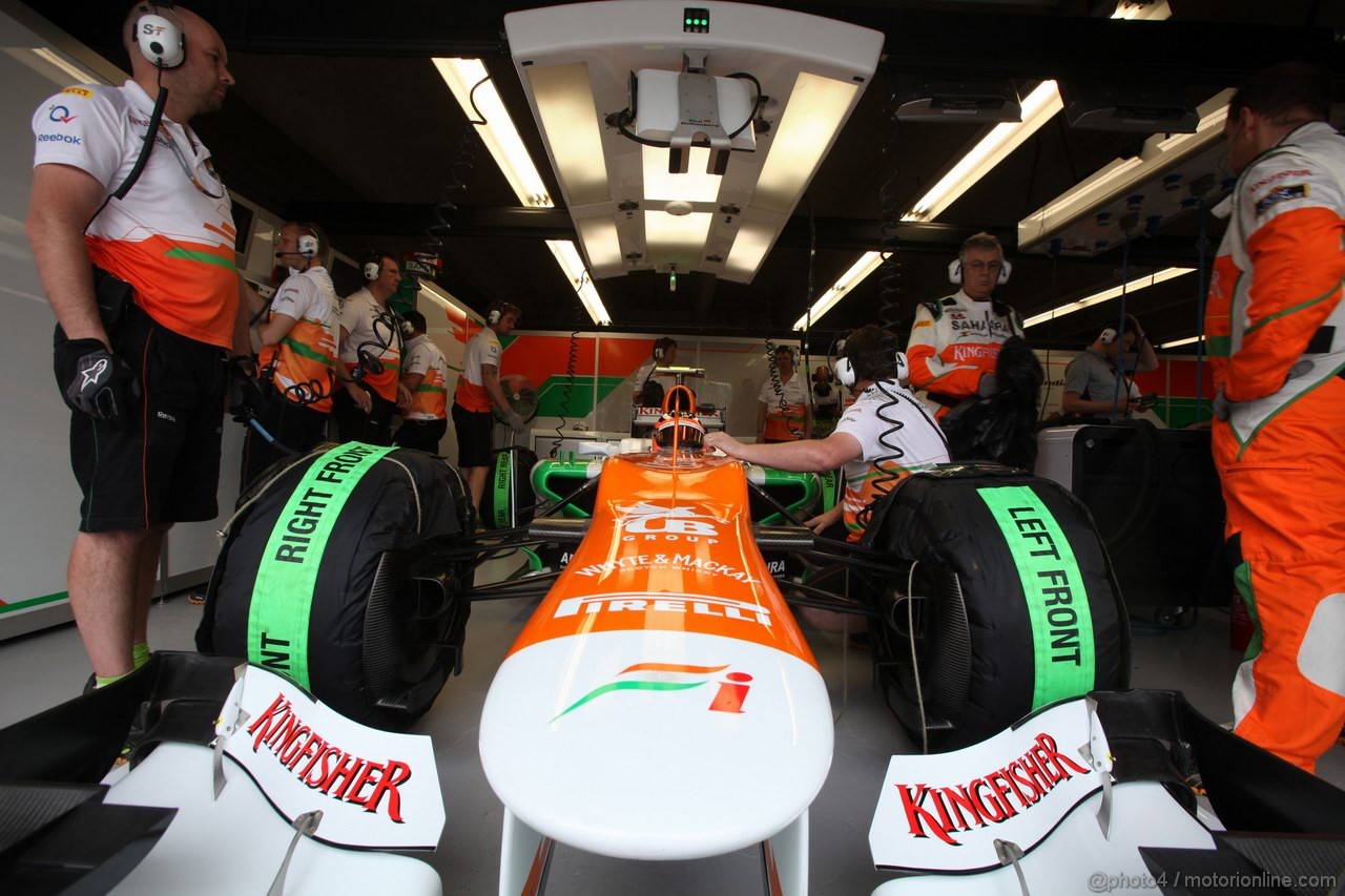 GP CANADA, 08.06.2012- Prove Libere 1, Nico Hulkenberg (GER) Sahara Force India F1 Team VJM05 