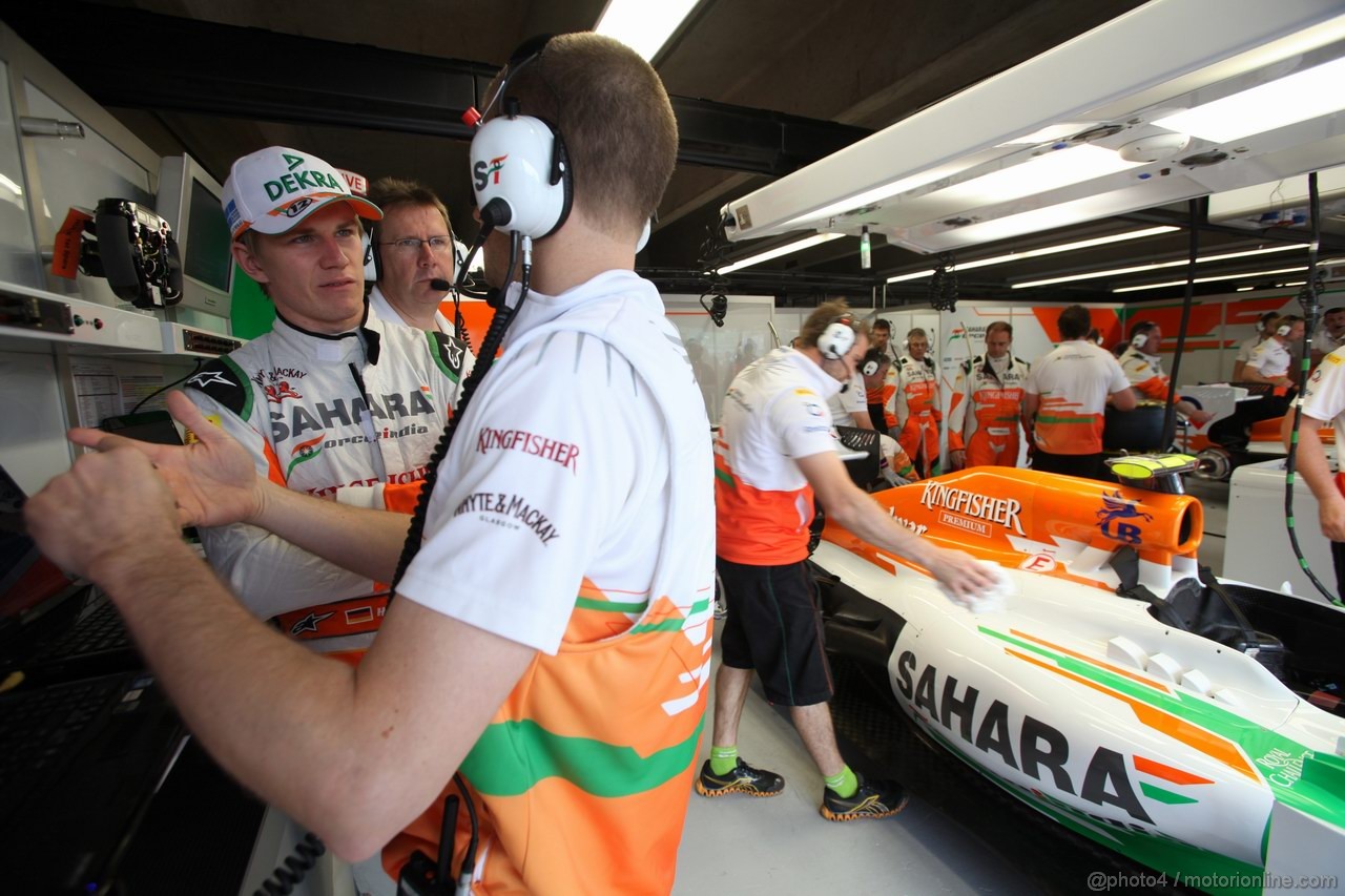 GP CANADA, 08.06.2012- Prove Libere 1, Nico Hulkenberg (GER) Sahara Force India F1 Team VJM05