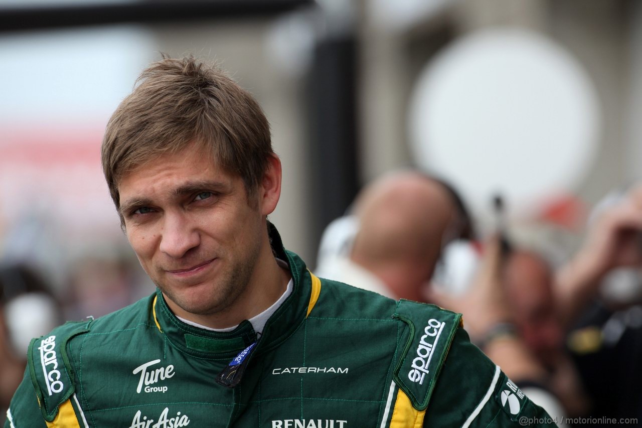 GP CANADA, 08.06.2012- Prove Libere 1, Vitaly Petrov (RUS) Caterham F1 Team CT01 