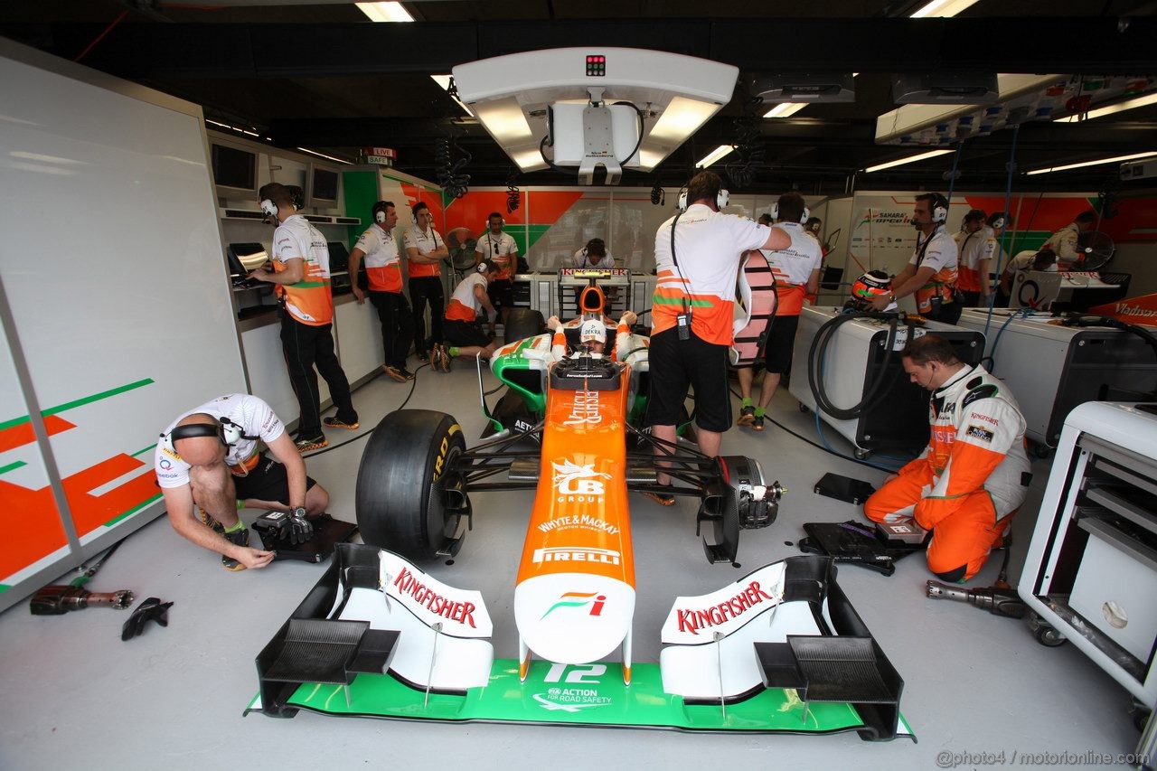 GP CANADA, 08.06.2012- Prove Libere 1, Nico Hulkenberg (GER) Sahara Force India F1 Team VJM05