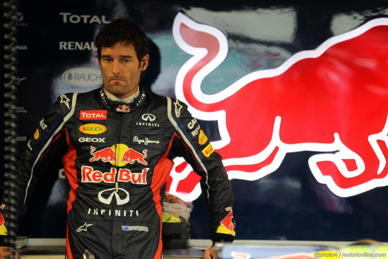 GP CANADA, 08.06.2012- Prove Libere 1, Mark Webber (AUS) Red Bull Racing RB8 