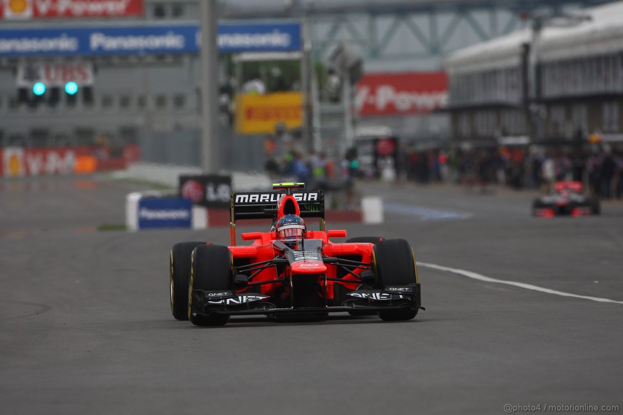 GP CANADA, 08.06.2012- Prove Libere 1,  Charles Pic (FRA) Marussia F1 Team MR01 