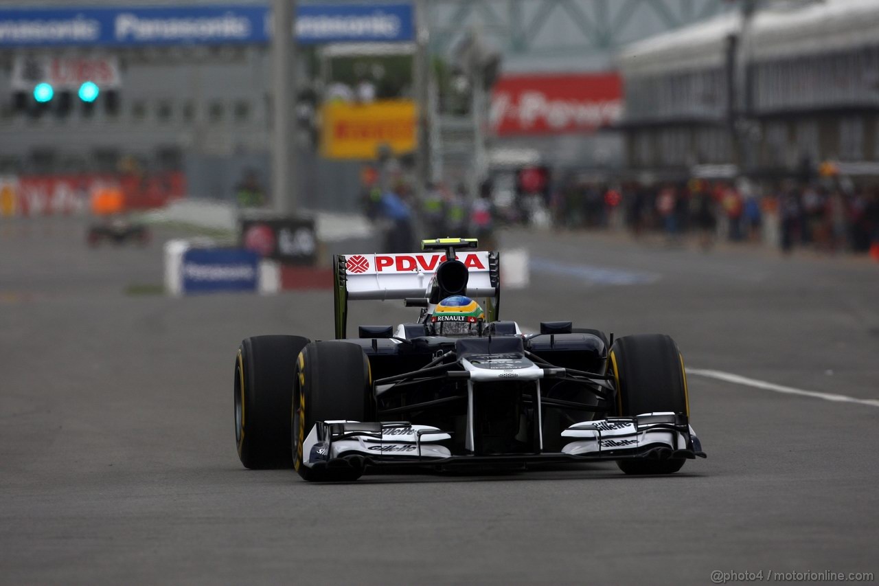 GP CANADA, 08.06.2012- Prove Libere 1,  Bruno Senna (BRA) Williams F1 Team FW34