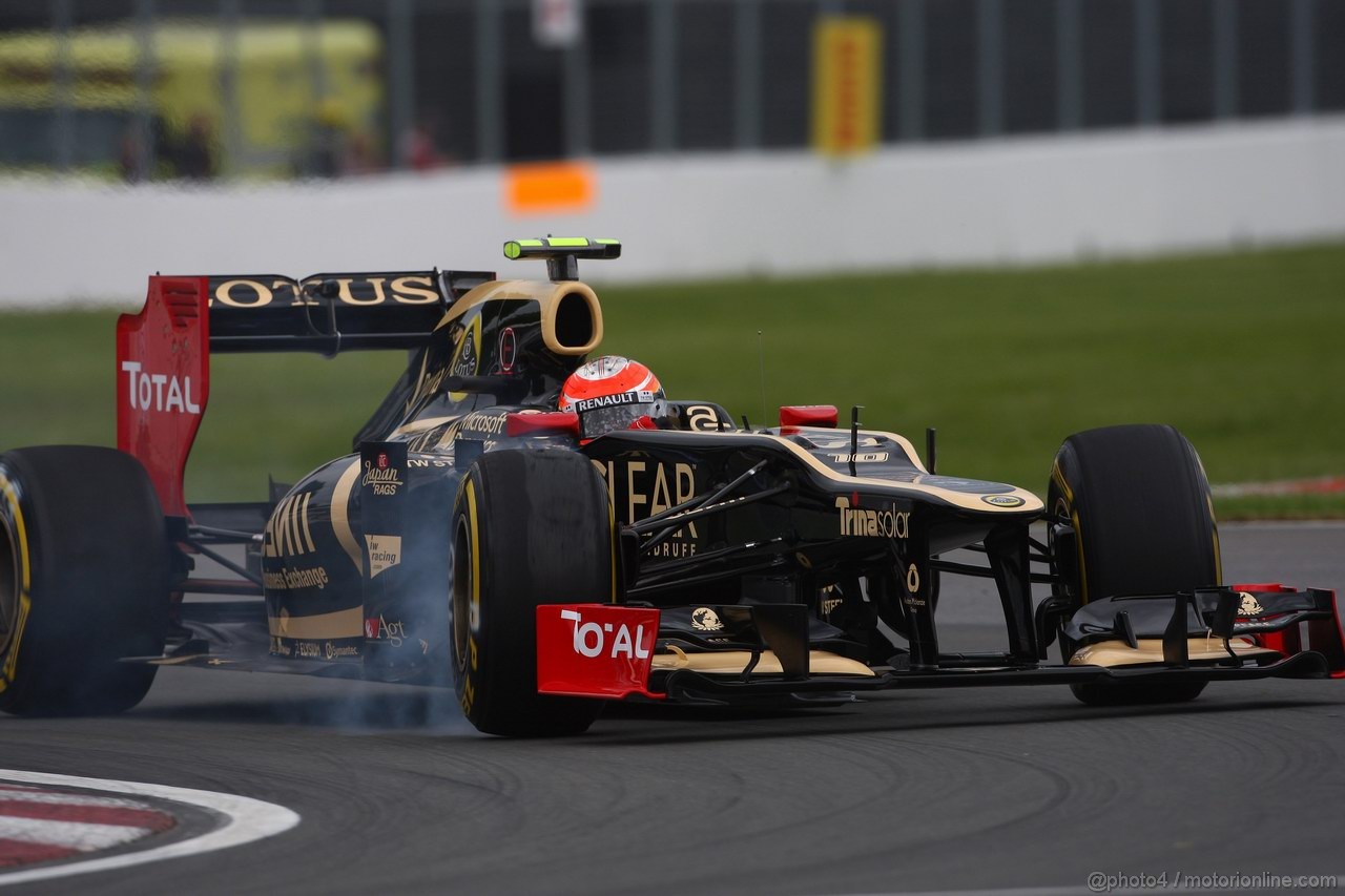 GP CANADA, 08.06.2012- Prove Libere 1,  Romain Grosjean (FRA) Lotus F1 Team E20