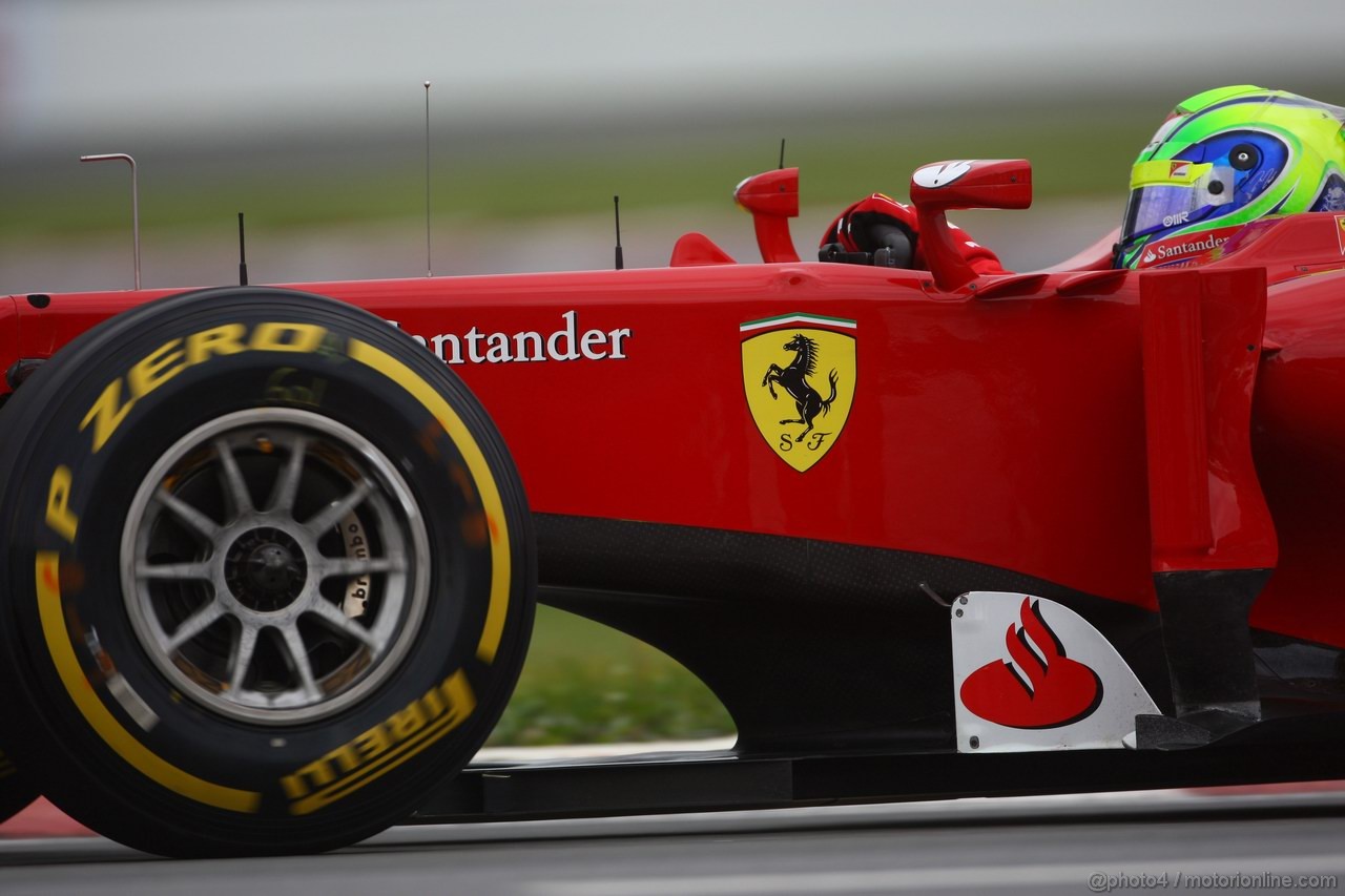 GP CANADA, 08.06.2012- Prove Libere 1,  Felipe Massa (BRA) Ferrari F2012 