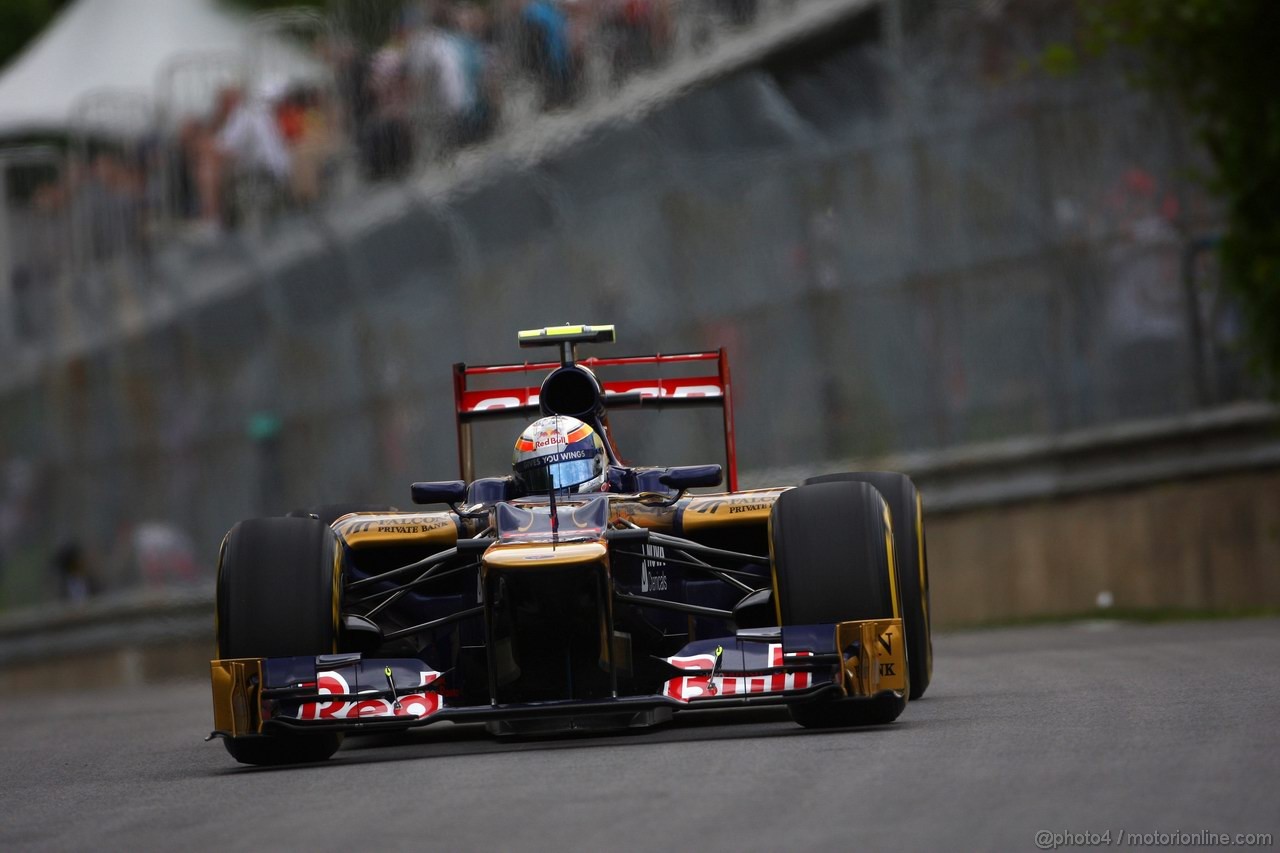 GP CANADA, 08.06.2012- Prove Libere 1,  Jean-Eric Vergne (FRA) Scuderia Toro Rosso STR7