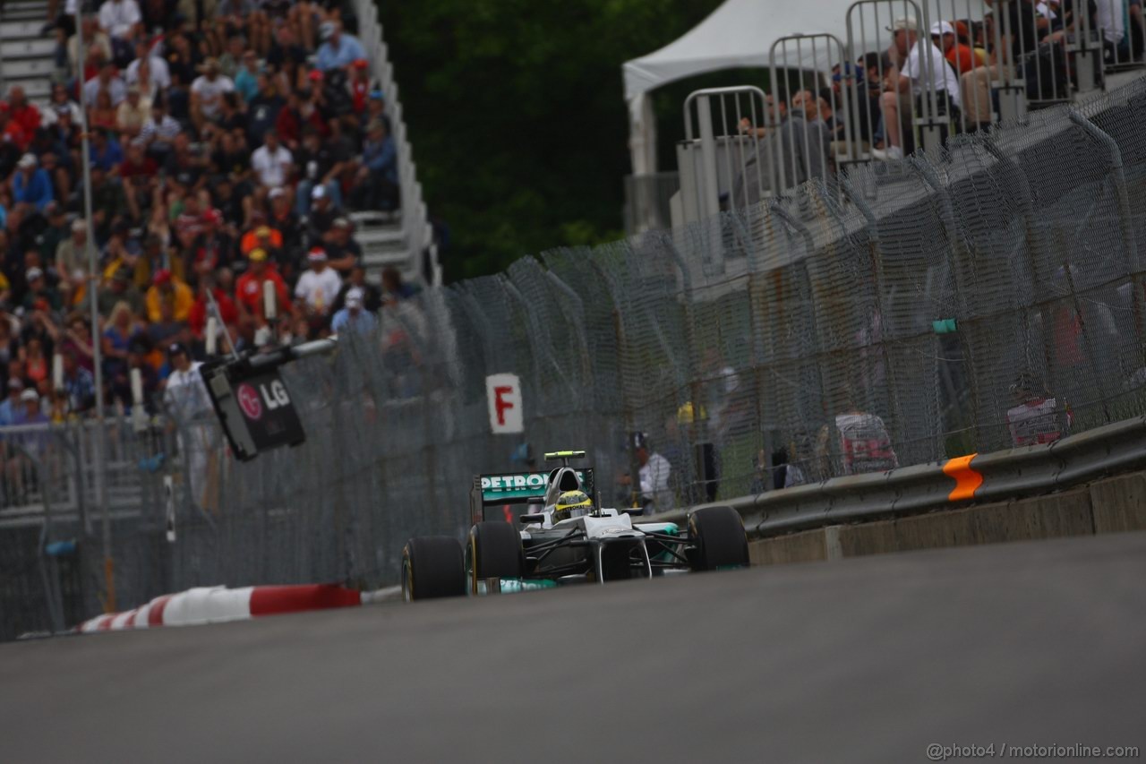 GP CANADA, 08.06.2012- Prove Libere 1,  Nico Rosberg (GER) Mercedes AMG F1 W03 