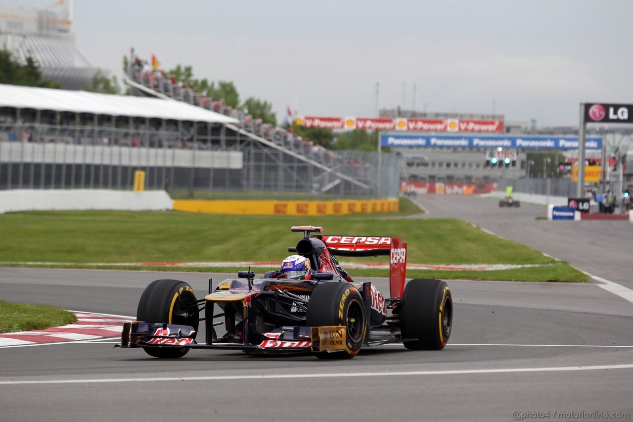 GP CANADA, 08.06.2012- Prove Libere 1,  Daniel Ricciardo (AUS) Scuderia Toro Rosso STR7