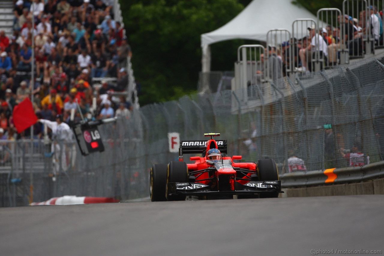 GP CANADA, 08.06.2012- Prove Libere 1,  Charles Pic (FRA) Marussia F1 Team MR01