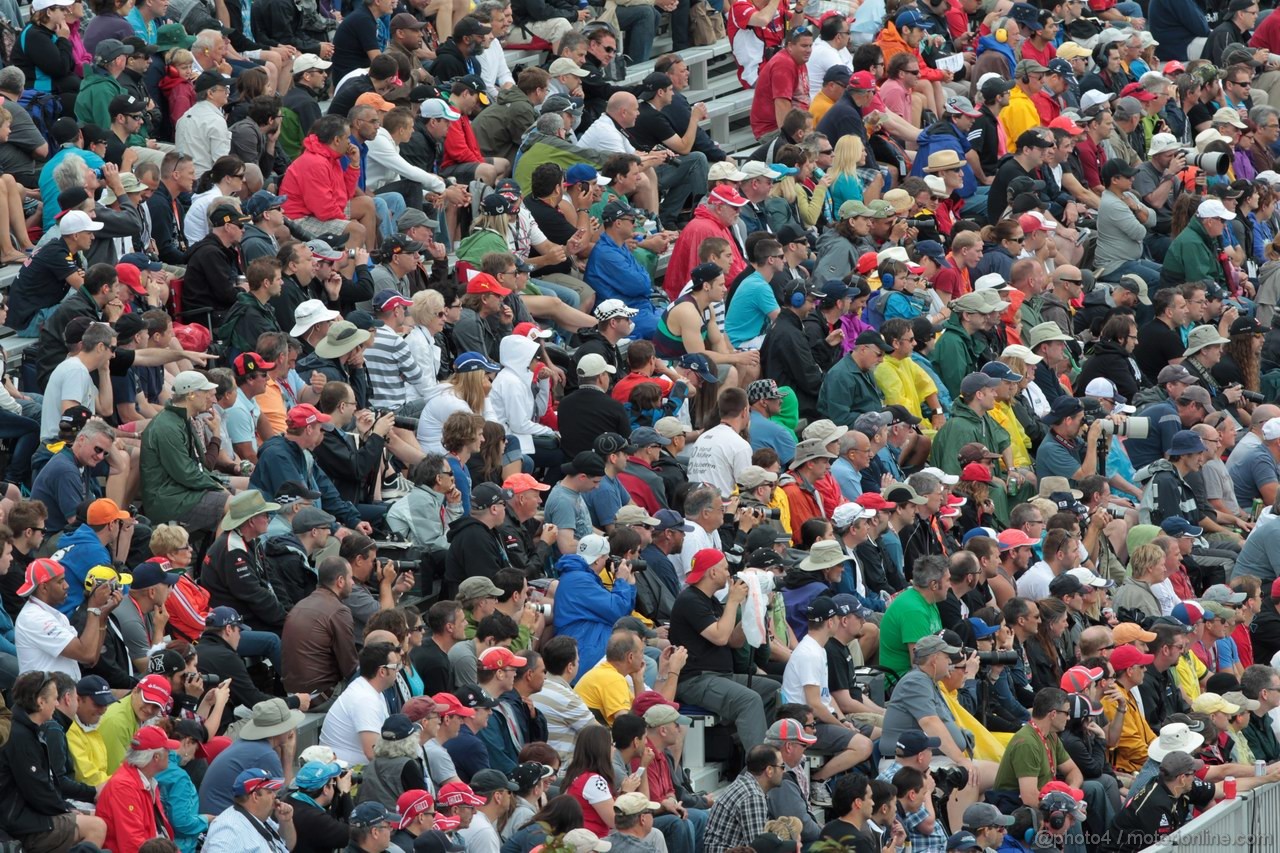 GP CANADA, 08.06.2012- Prove Libere 1,  Fans