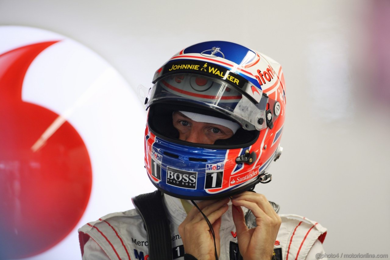 GP CANADA, 08.06.2012- Prove Libere 1,  Jenson Button (GBR) McLaren Mercedes MP4-27 