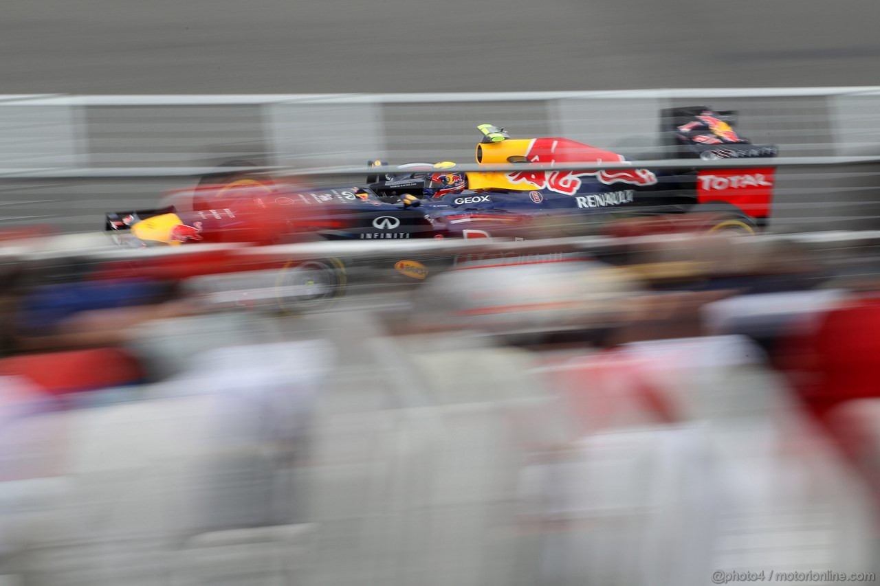 GP CANADA, 08.06.2012- Prove Libere 1,  Mark Webber (AUS) Red Bull Racing RB8