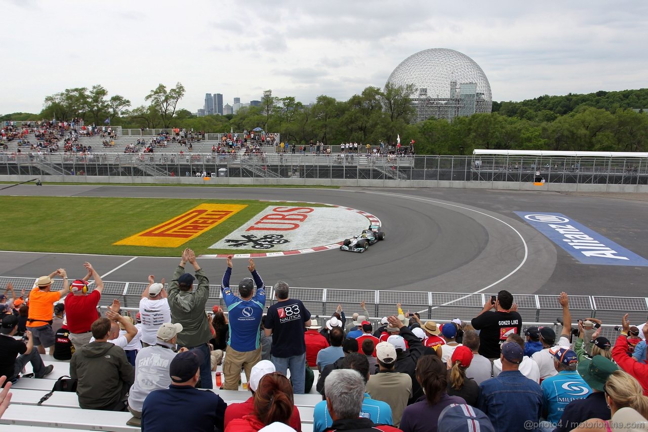 GP CANADA, 08.06.2012- Prove Libere 1,  Nico Rosberg (GER) Mercedes AMG F1 W03 