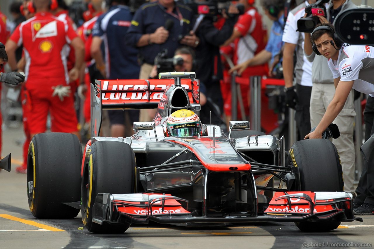 GP CANADA, 08.06.2012- Prove Libere 1,  Lewis Hamilton (GBR) McLaren Mercedes MP4-27 