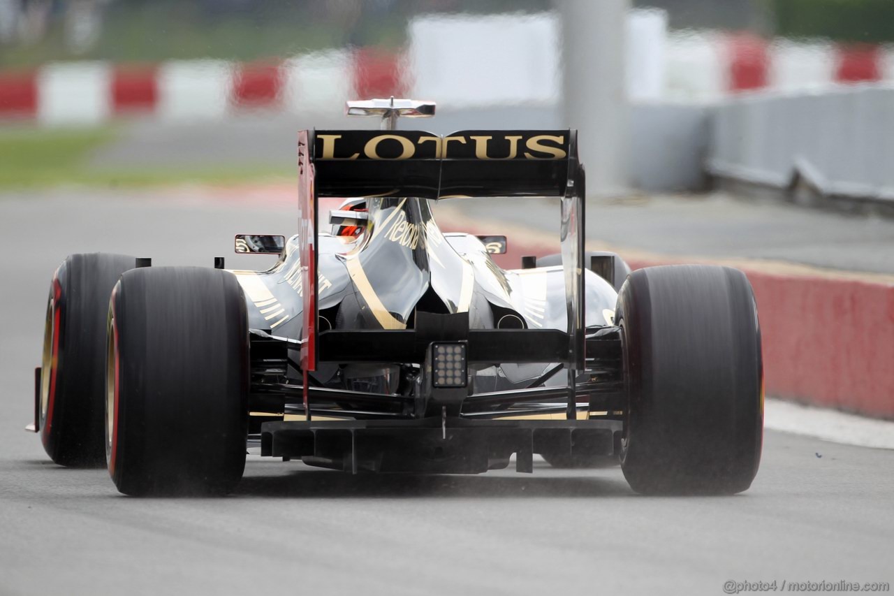 GP CANADA, 08.06.2012- Prove Libere 1,  Kimi Raikkonen (FIN) Lotus F1 Team E20