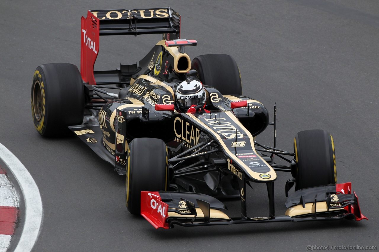 GP CANADA, 08.06.2012- Prove Libere 1,  Kimi Raikkonen (FIN) Lotus F1 Team E20