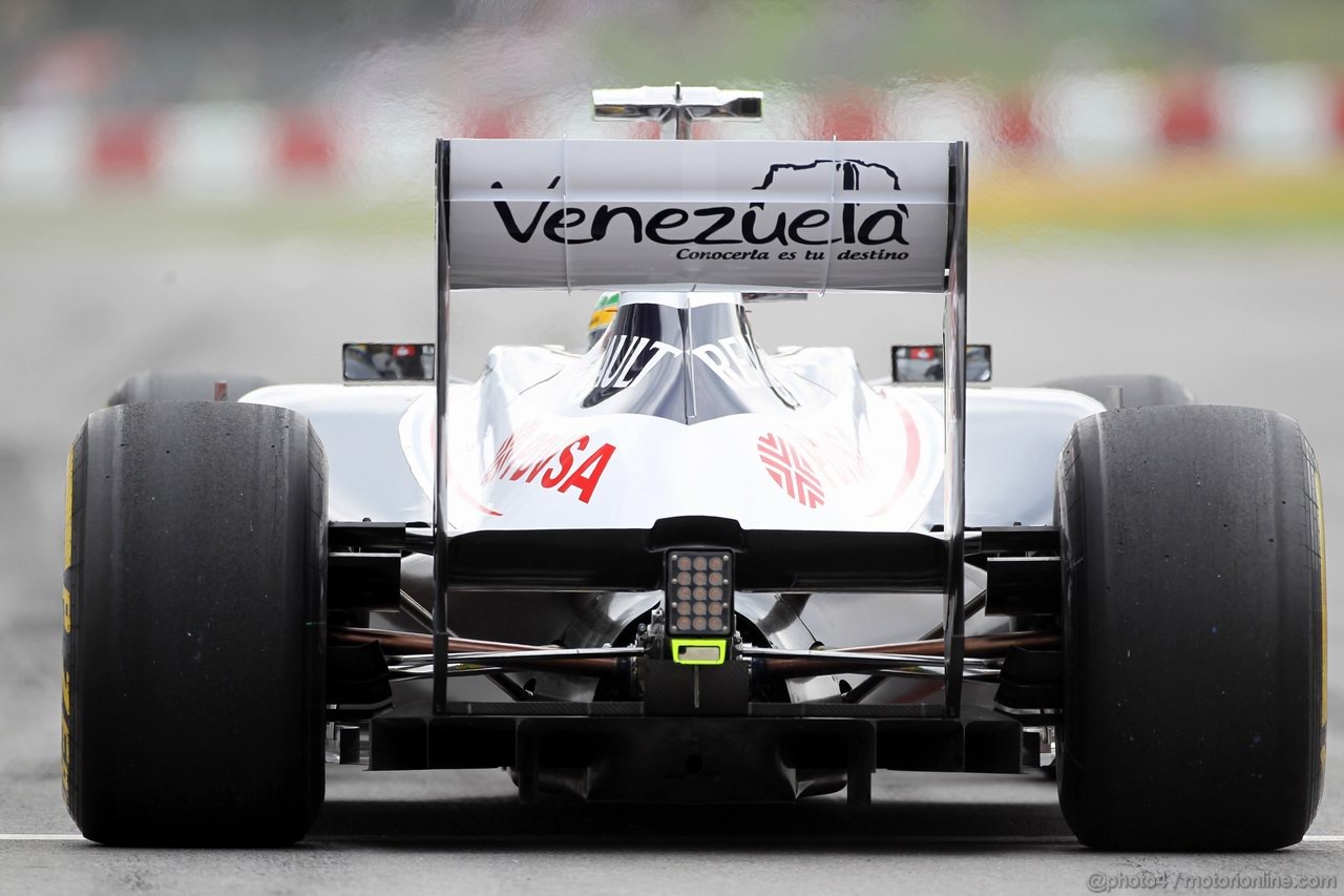 GP CANADA, 08.06.2012- Prove Libere 1,  Bruno Senna (BRA) Williams F1 Team FW34 