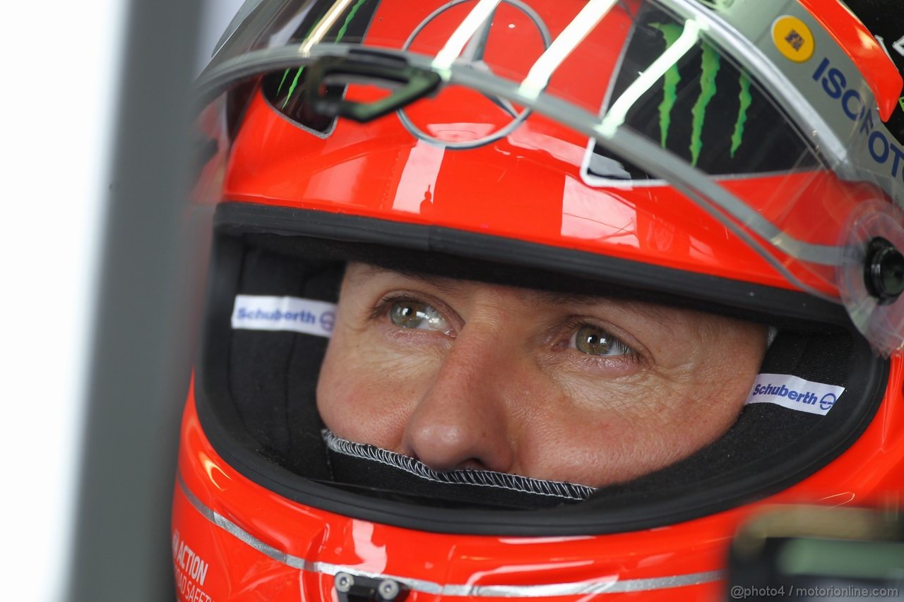 GP CANADA, 08.06.2012- Prove Libere 1,  Michael Schumacher (GER) Mercedes AMG F1 W03 