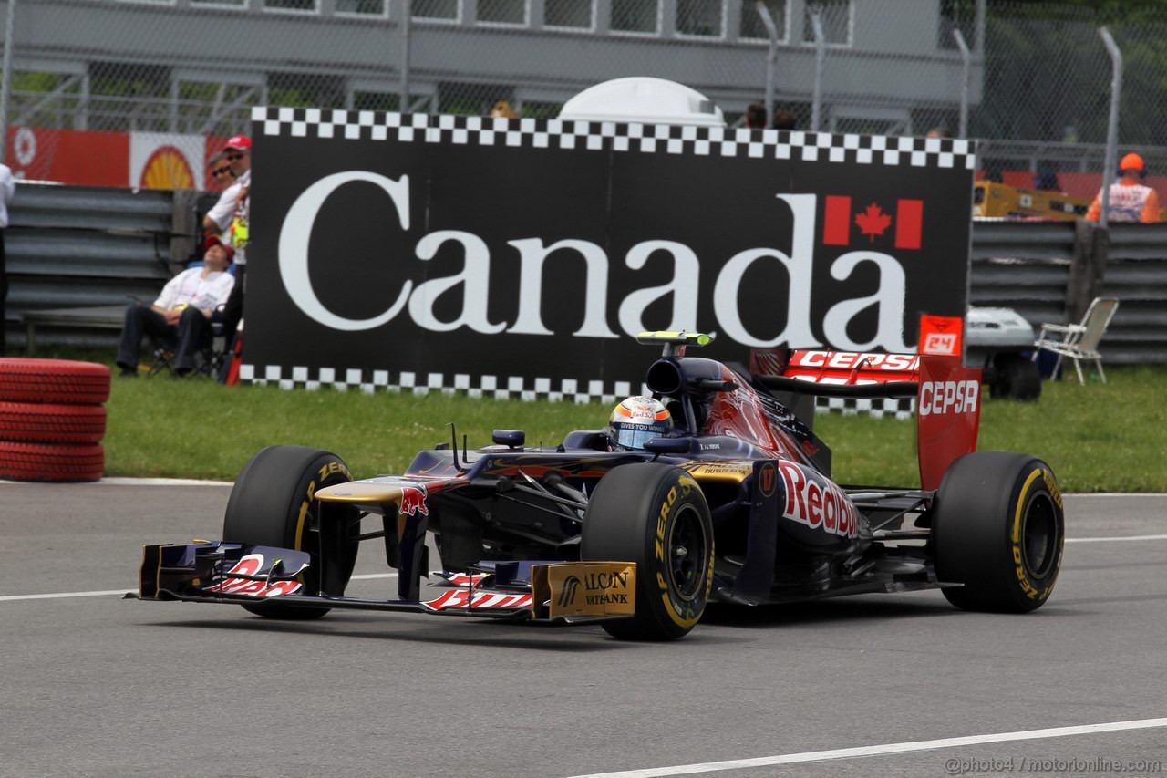 GP CANADA, 08.06.2012- Prove Libere 2, Jean-Eric Vergne (FRA) Scuderia Toro Rosso STR7 
