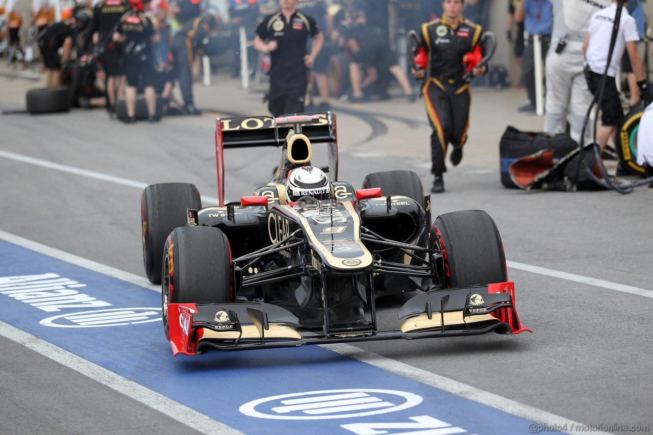 GP CANADA, 08.06.2012- Prove Libere 2, Kimi Raikkonen (FIN) Lotus F1 Team E20
