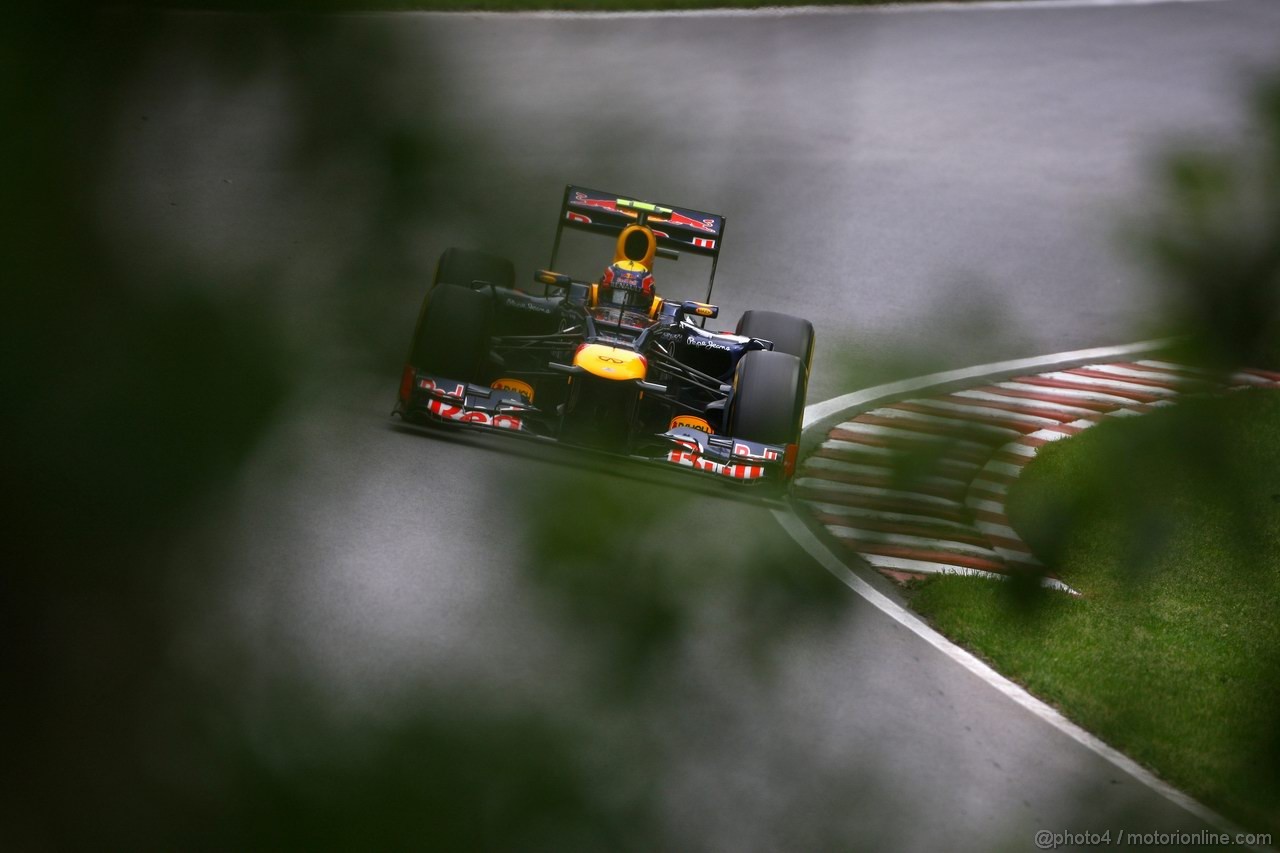 GP CANADA, 08.06.2012- Prove Libere 2, Mark Webber (AUS) Red Bull Racing RB8