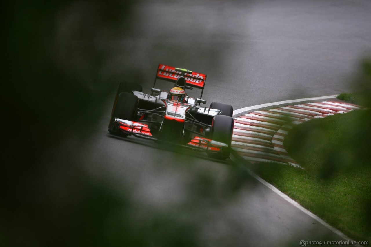 GP CANADA, 08.06.2012- Prove Libere 2, Lewis Hamilton (GBR) McLaren Mercedes MP4-27