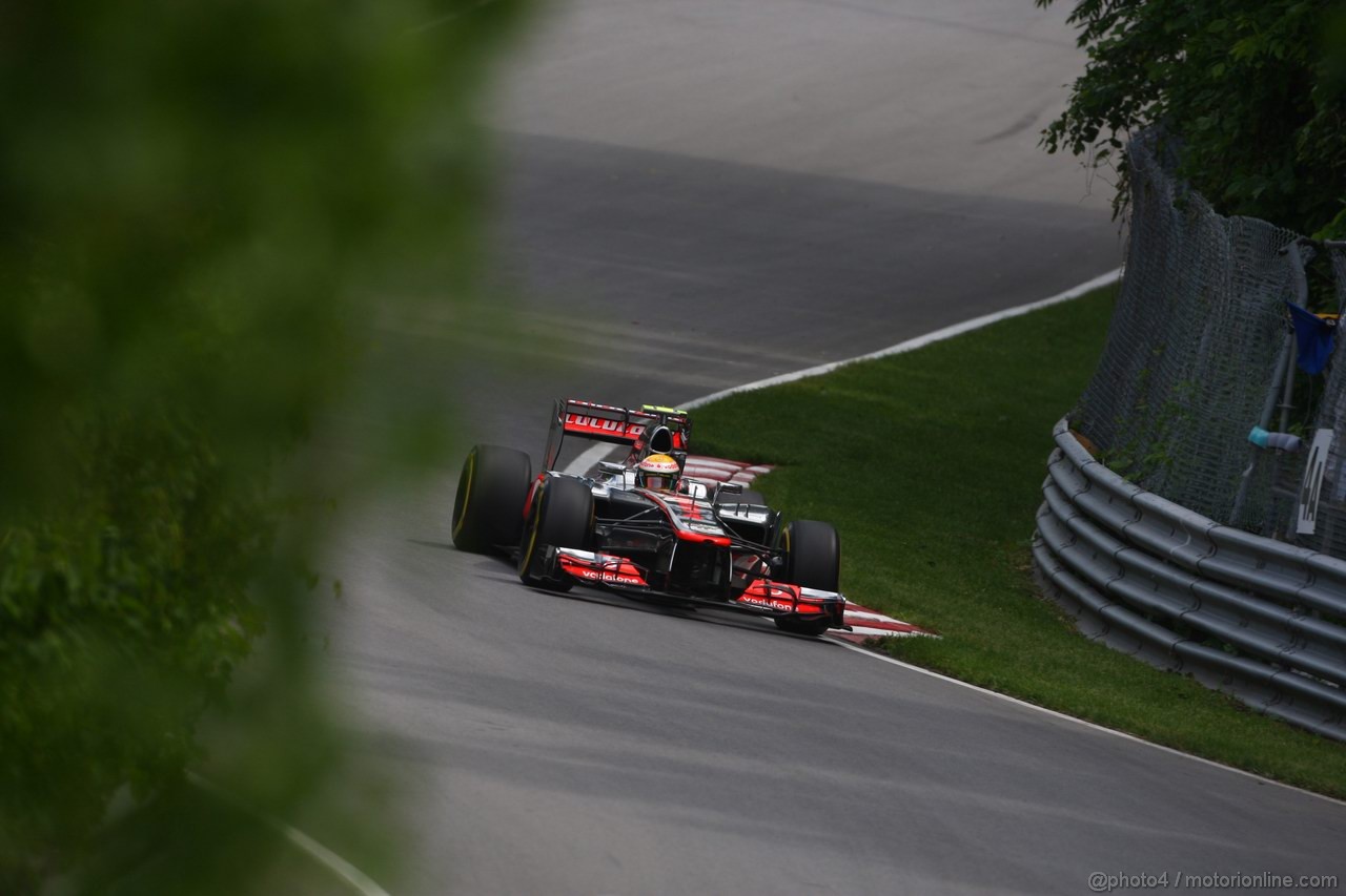 GP CANADA, 08.06.2012- Prove Libere 2, Lewis Hamilton (GBR) McLaren Mercedes MP4-27