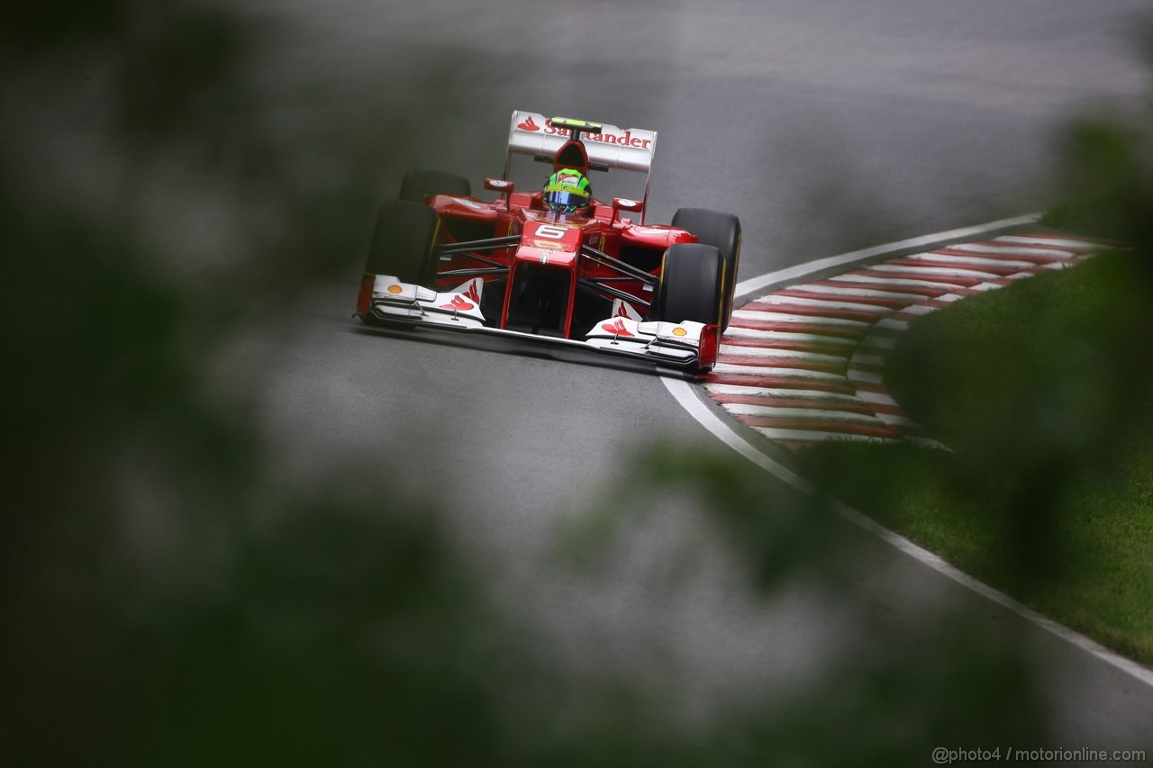 GP CANADA, 08.06.2012- Prove Libere 2, Felipe Massa (BRA) Ferrari F2012 