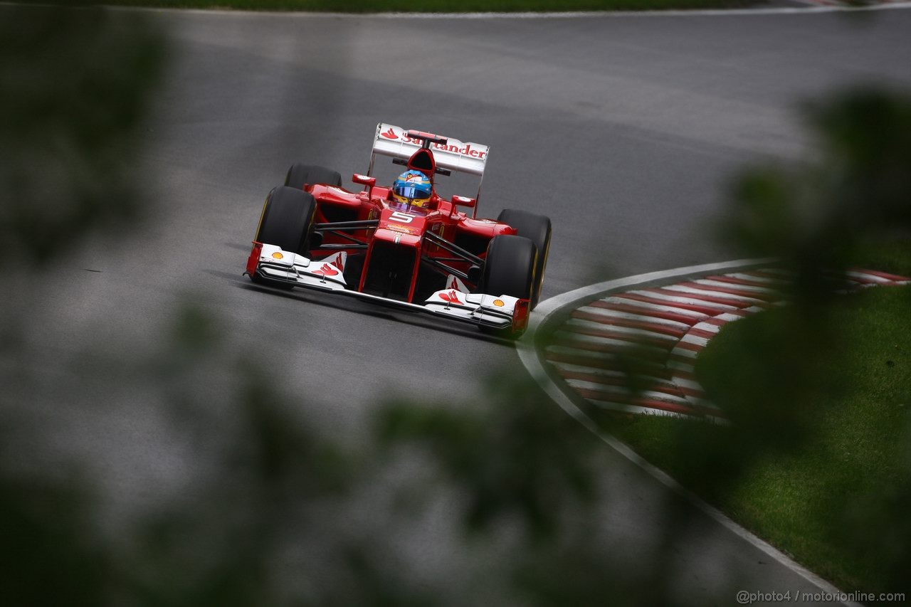 GP CANADA, 08.06.2012- Prove Libere 2, Fernando Alonso (ESP) Ferrari F2012