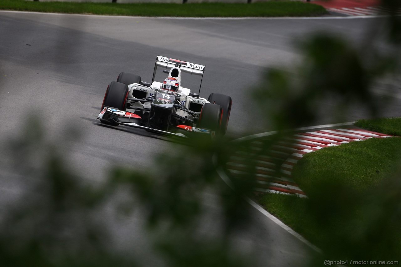 GP CANADA, 08.06.2012- Prove Libere 2, Kamui Kobayashi (JAP) Sauber F1 Team C31 
