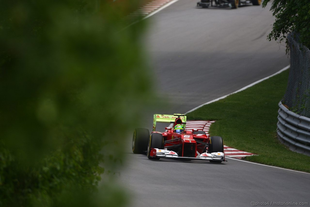 GP CANADA, 08.06.2012- Prove Libere 2, Felipe Massa (BRA) Ferrari F2012