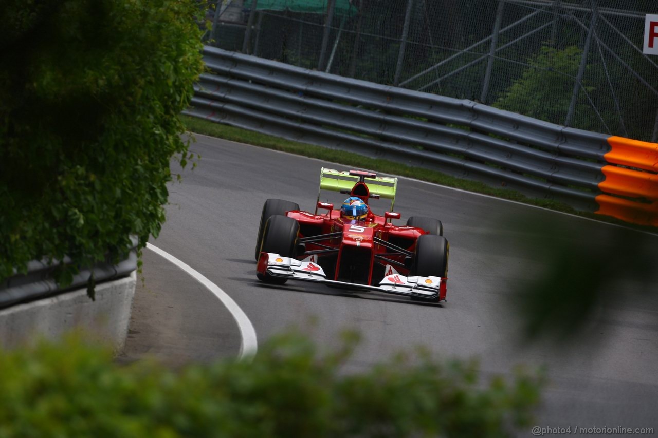 GP CANADA, 08.06.2012- Prove Libere 2, Fernando Alonso (ESP) Ferrari F2012
