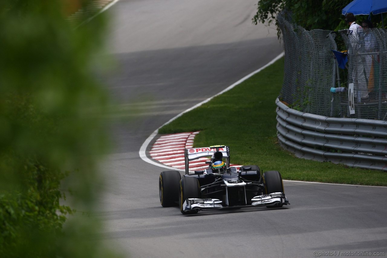 GP CANADA, 08.06.2012- Prove Libere 2, Bruno Senna (BRA) Williams F1 Team FW34