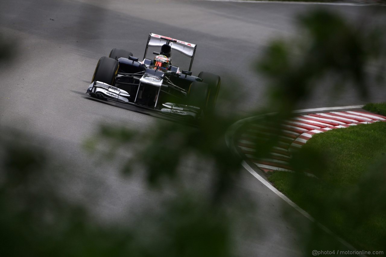 GP CANADA, 08.06.2012- Prove Libere 2, Pastor Maldonado (VEN) Williams F1 Team FW34 