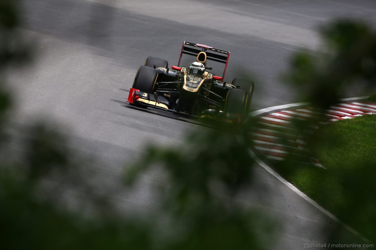 GP CANADA, 08.06.2012- Prove Libere 2, Kimi Raikkonen (FIN) Lotus F1 Team E20
