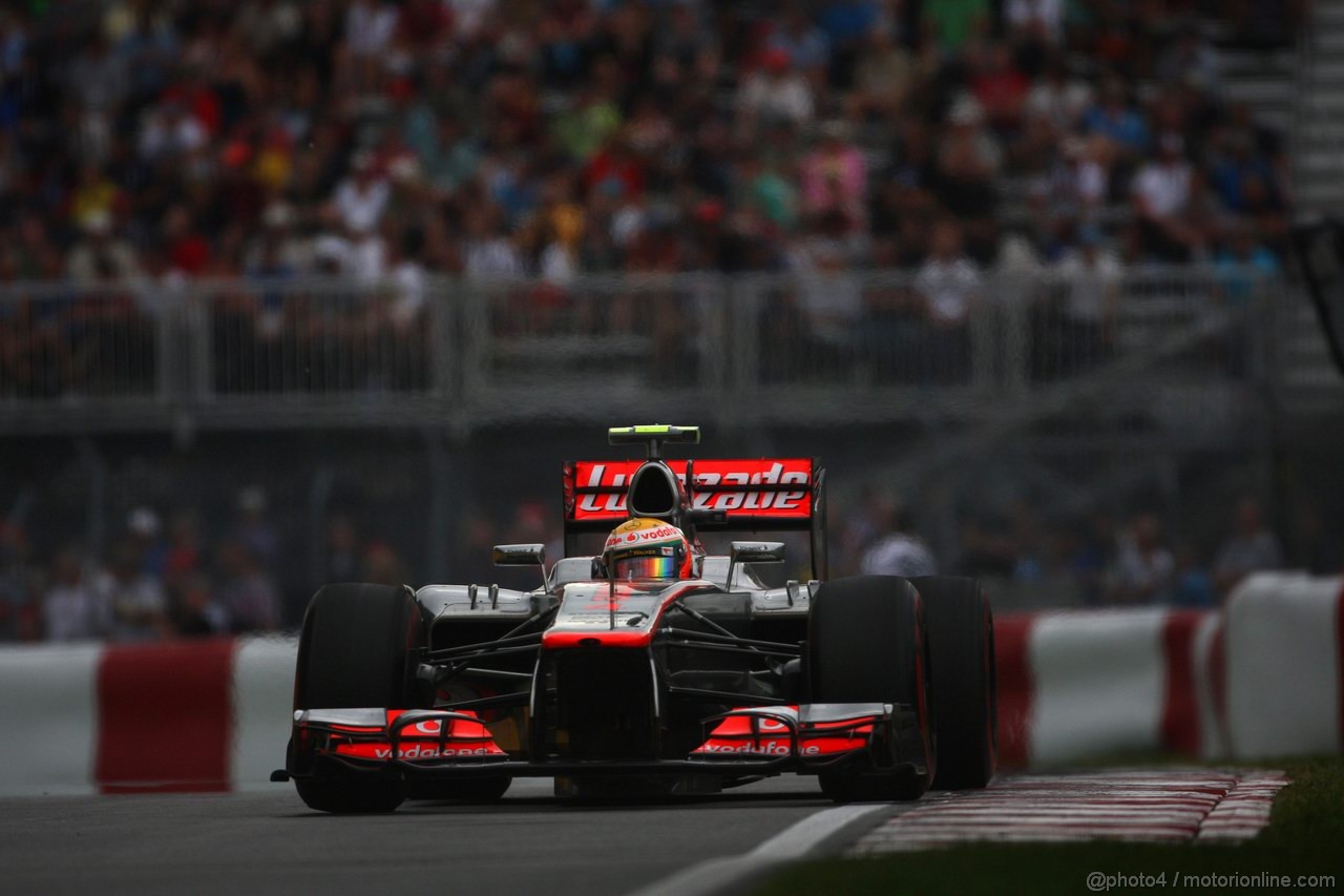 GP CANADA, 08.06.2012- Prove Libere 2, Lewis Hamilton (GBR) McLaren Mercedes MP4-27