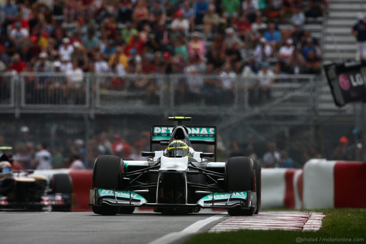 GP CANADA, 08.06.2012- Prove Libere 2, Nico Rosberg (GER) Mercedes AMG F1 W03
